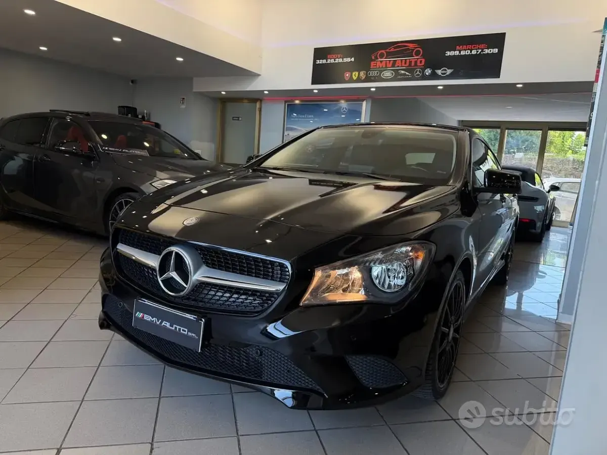 Usata Mercedes CLA180 Premium 109 CV (80 kW) 2016 Nero Coupé