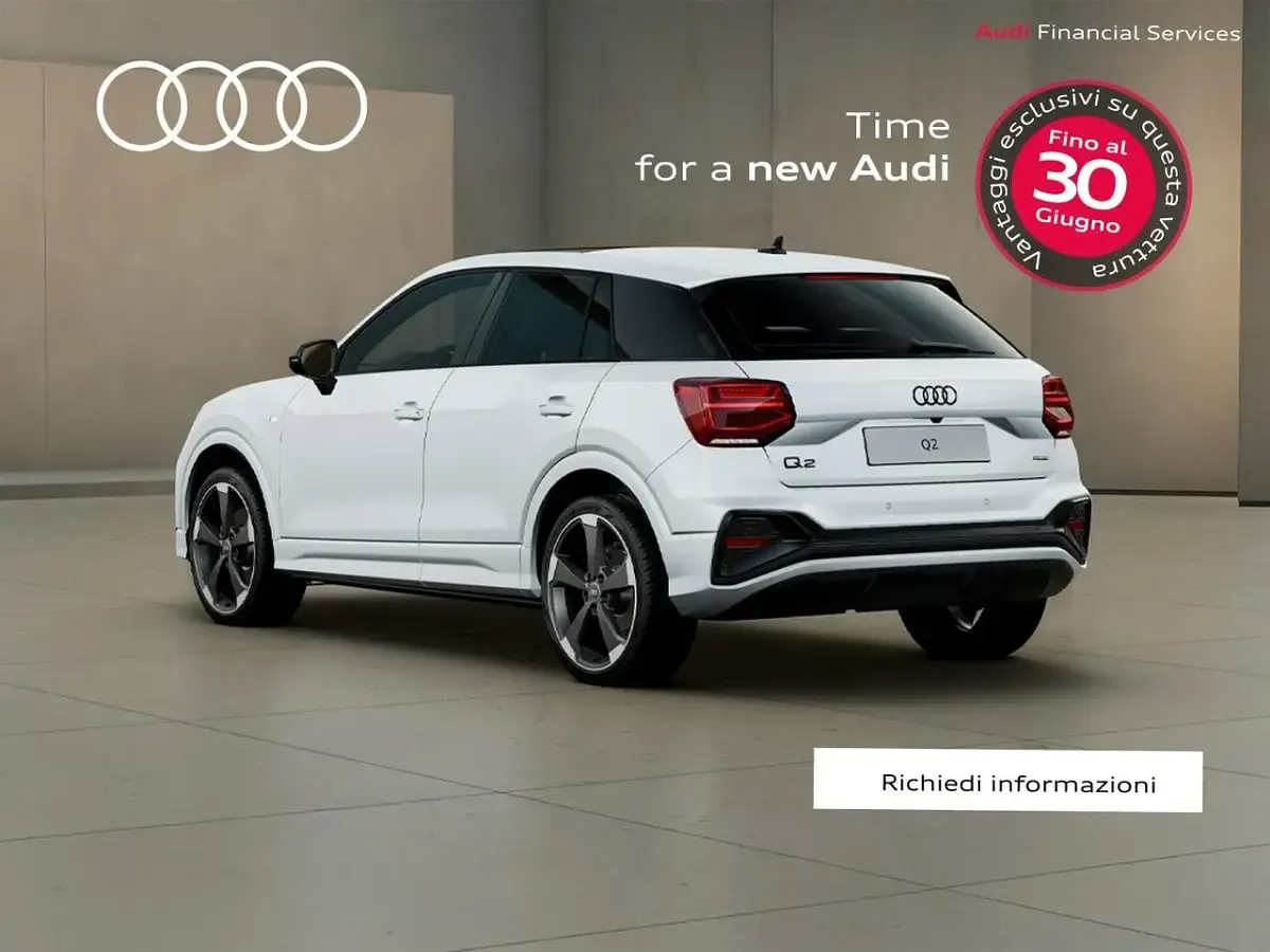 Nuova Audi Q2 Comfort 190 CV (139 kW) 2025 Bianco SUV