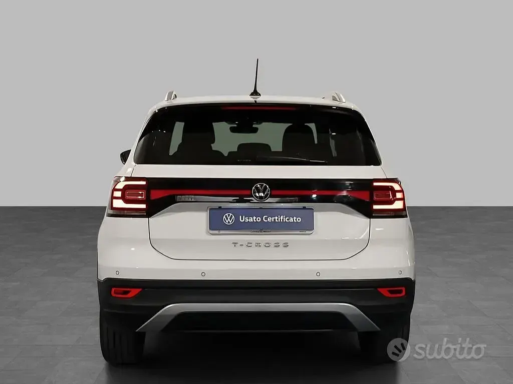 Usata VW T-Cross Style 95 CV (69 kW) 2019 Bianco SUV