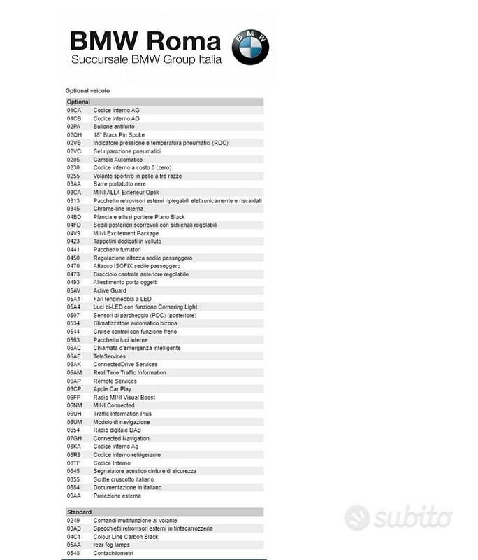 Usata Mini Countryman 150 CV (110 kW) 2019 Nero SUV