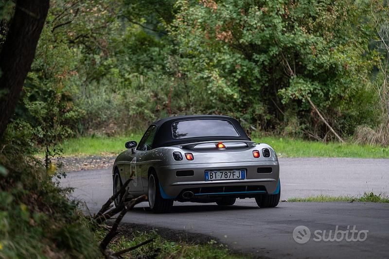 Usata Fiat Barchetta 131 CV (96 kW) 2001 Grigio Cabrio