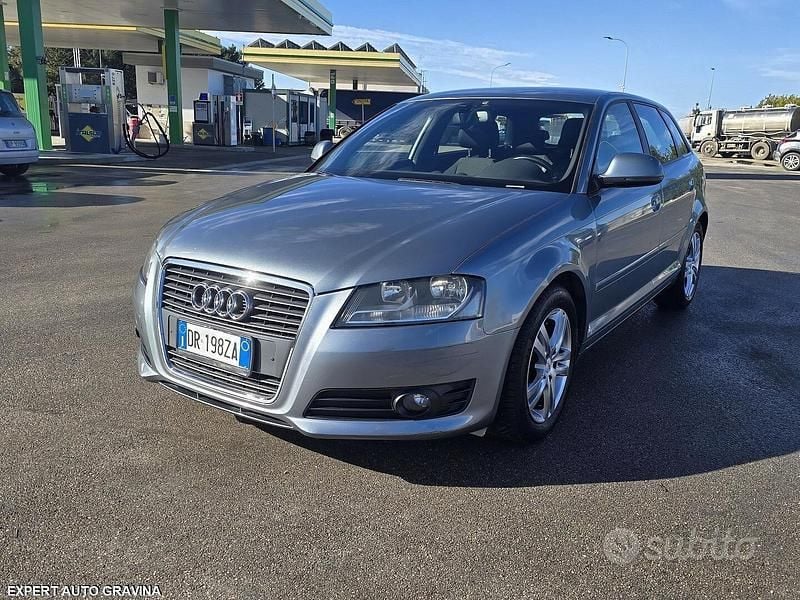Usata Audi A3 140 CV (102 kW) 2010 Grigio Utilitaria