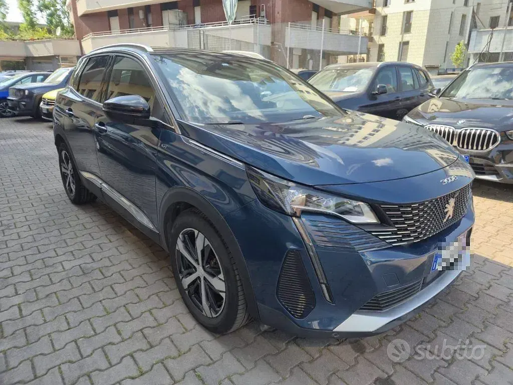 Usata Peugeot 3008 GT 131 CV (96 kW) 2021 Blu SUV