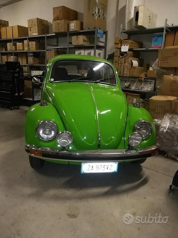 Usata VW Beetle 1970 Verde Utilitaria