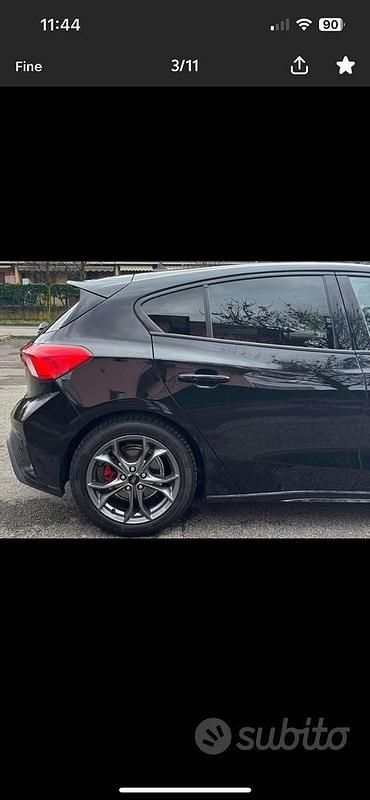Usata Ford Focus ST-Line 125 CV (91 kW) 2019 Nero Berlina