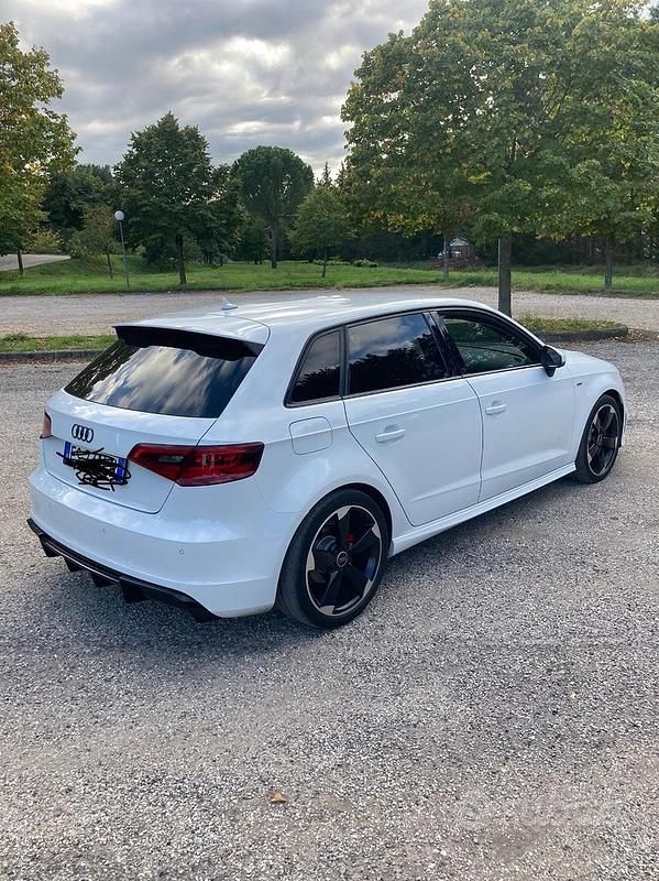 Usata Audi A3 S-Line 150 CV (110 kW) 2015 Bianco Utilitaria