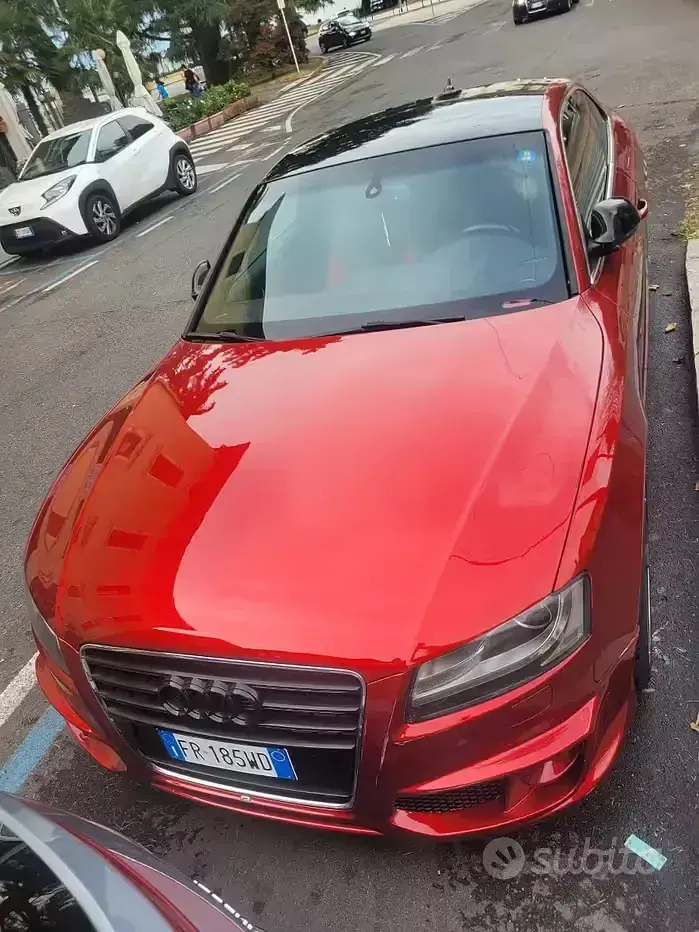 Usata Audi A5 170 CV (125 kW) 2010 Rosso Coupé