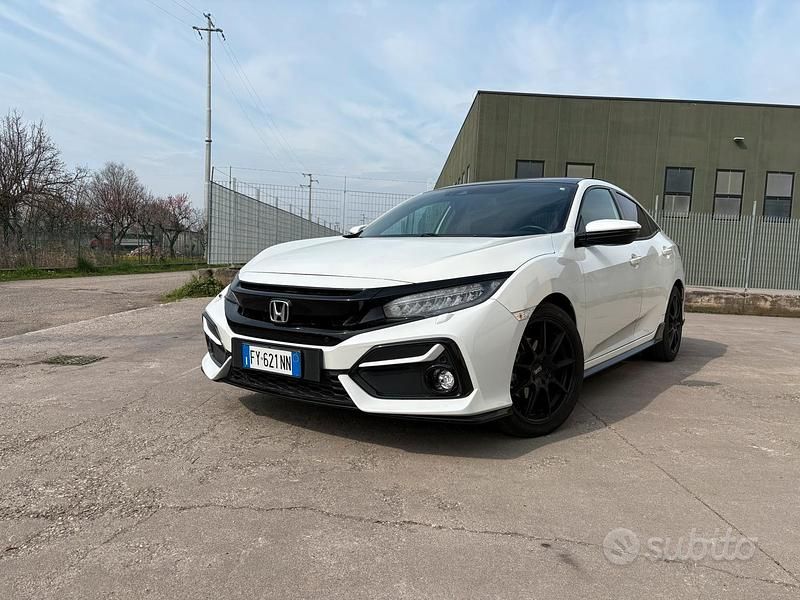 Usata Honda Civic Sport Plus 182 CV (133 kW) 2019 Bianco Berlina