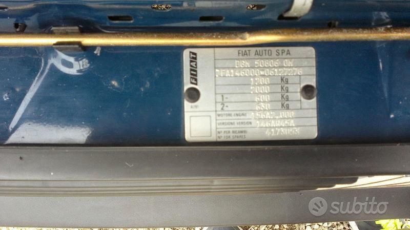 Usata Fiat Uno 45 CV (33 kW) 1989 Blu Utilitaria