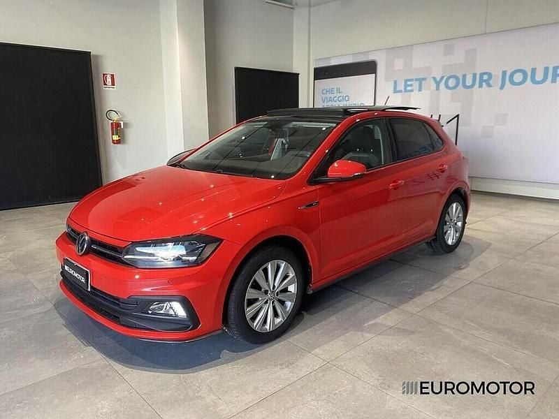 Usata VW Polo Highline 95 CV (69 kW) 2018 Rosso Utilitaria