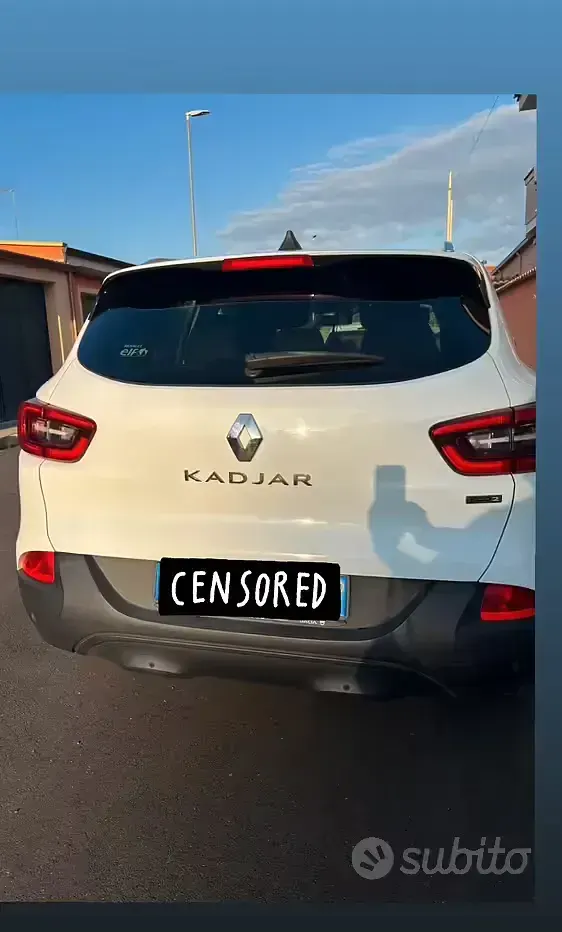Usata Renault Kadjar 110 CV (80 kW) 2015 Bianco SUV