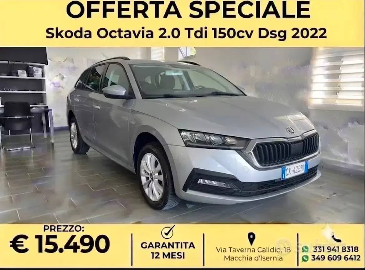 Usata Skoda Octavia Executive 150 CV (110 kW) 2022 Grigio Station wagon