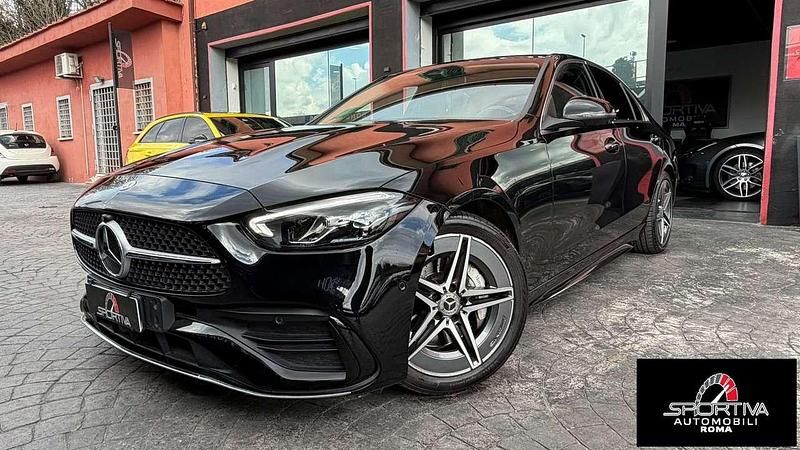 Usata Mercedes C200 AMG line 163 CV (119 kW) 2023 Nero Berlina