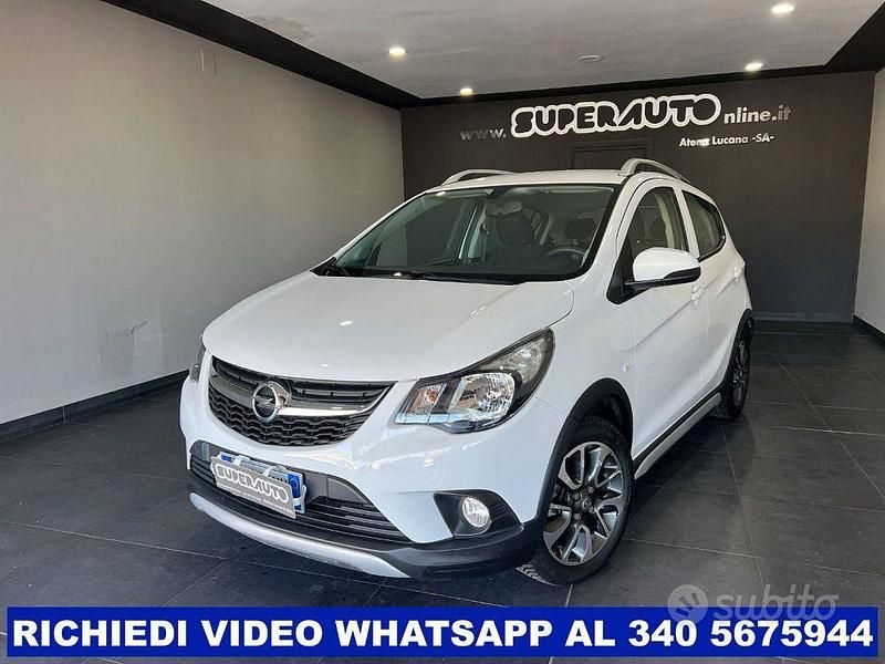 Usata Opel Karl Rocks 75 CV (55 kW) 2018 Bianco Utilitaria