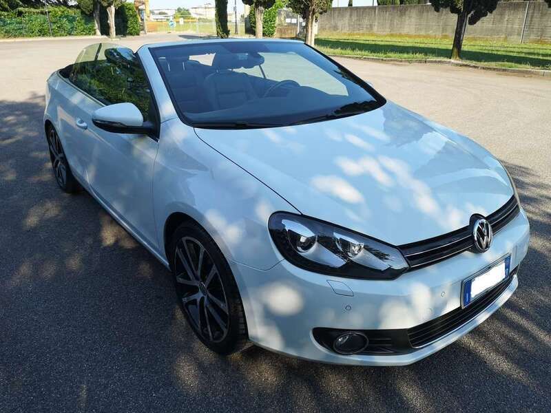 Bianco Usata 2012 VW Golf Cabriolet Cabrio | 8500 € (Ottimo prezzo) - Immagine 1/4