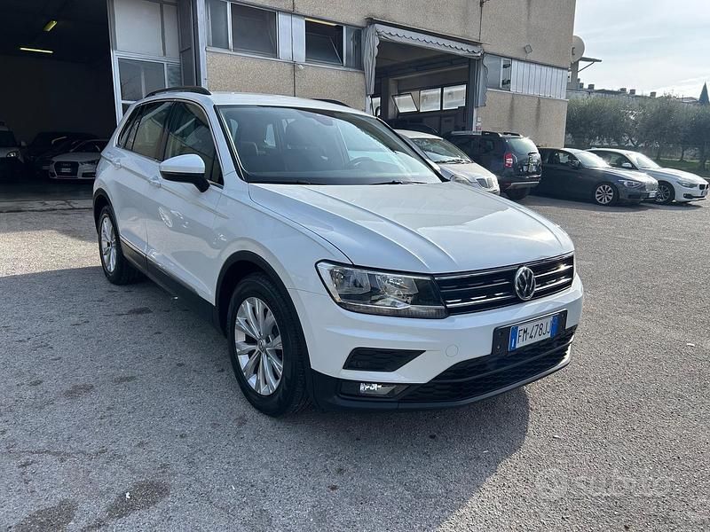 Usata VW Tiguan 116 CV (85 kW) 2018 Bianco SUV