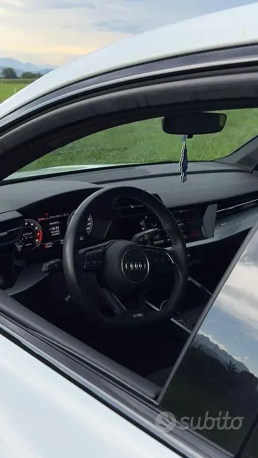 Usata Audi A3 S-Line 150 CV (110 kW) 2021 Bianco Berlina