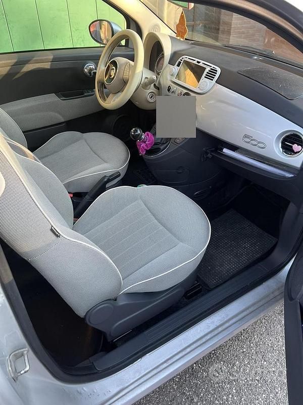 Usata Fiat 500 69 CV (50 kW) 2009 Grigio Cabrio