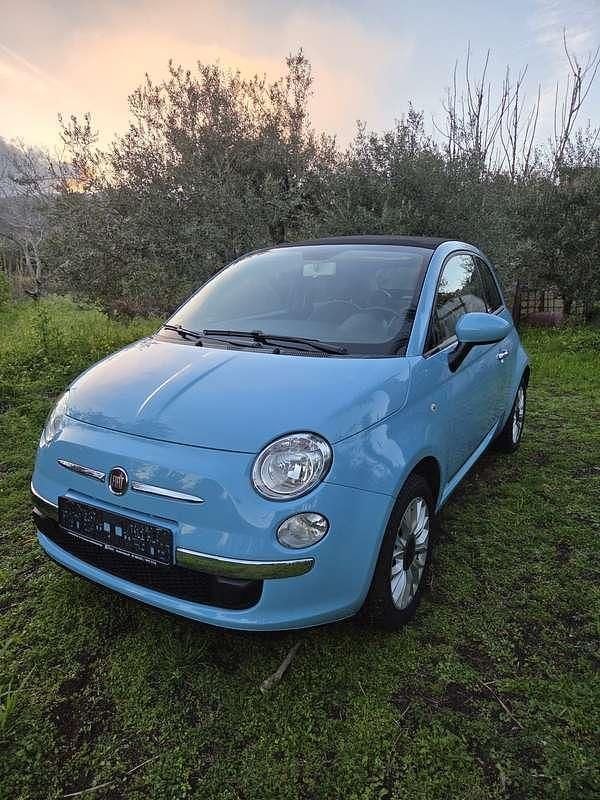 Usata Fiat 500C 69 CV (50 kW) 2014 Blu/azzurro Cabrio