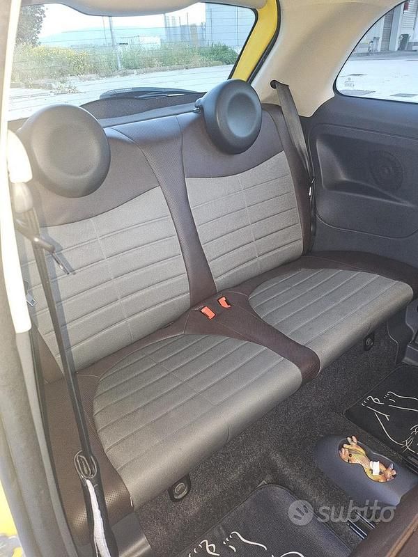 Usata Fiat 500 Sport 75 CV (55 kW) 2009 Giallo Cabrio