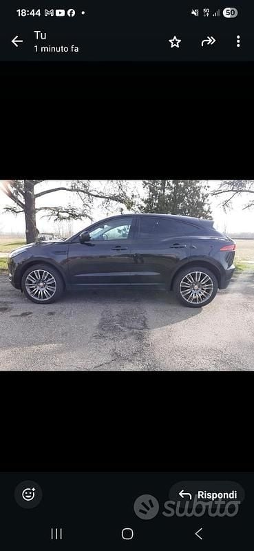 Usata Jaguar E-Pace S 150 CV (110 kW) 2018 Nero SUV