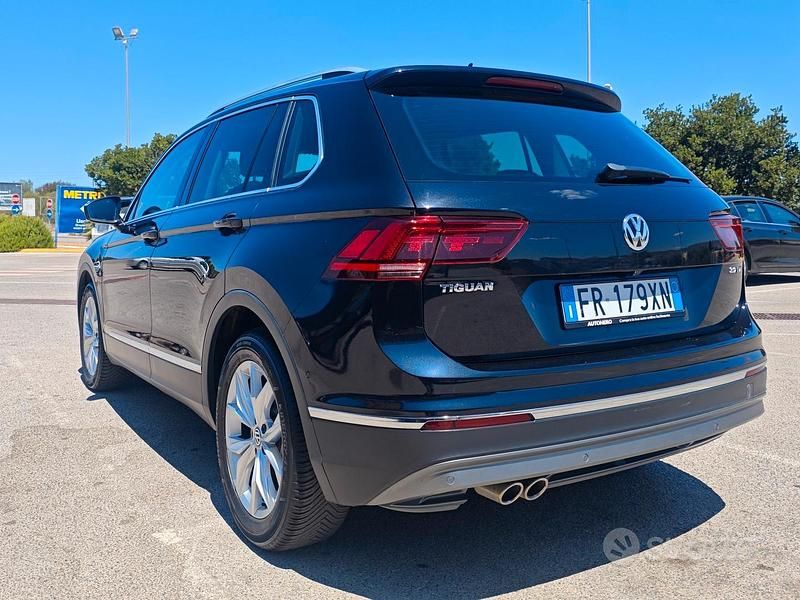 Usata VW Tiguan 150 CV (110 kW) 2018 Nero SUV
