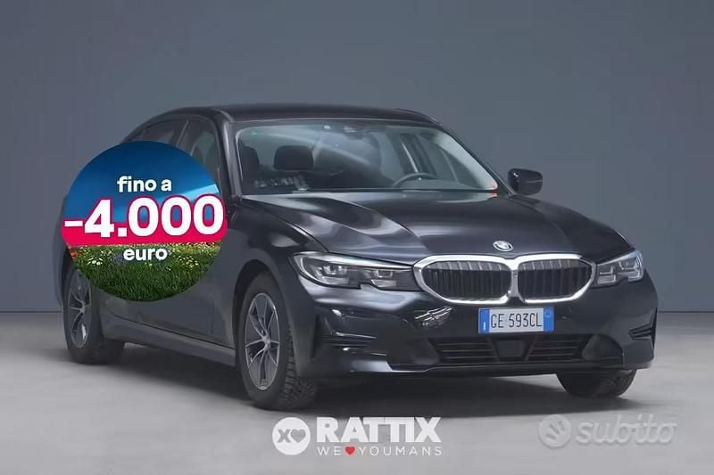 Usata BMW 318 Advantage 150 CV (110 kW) 2021 Nero Berlina
