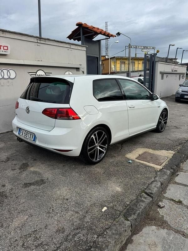 Usata VW Golf VII GTD 184 CV (135 kW) 2015 Bianco Berlina