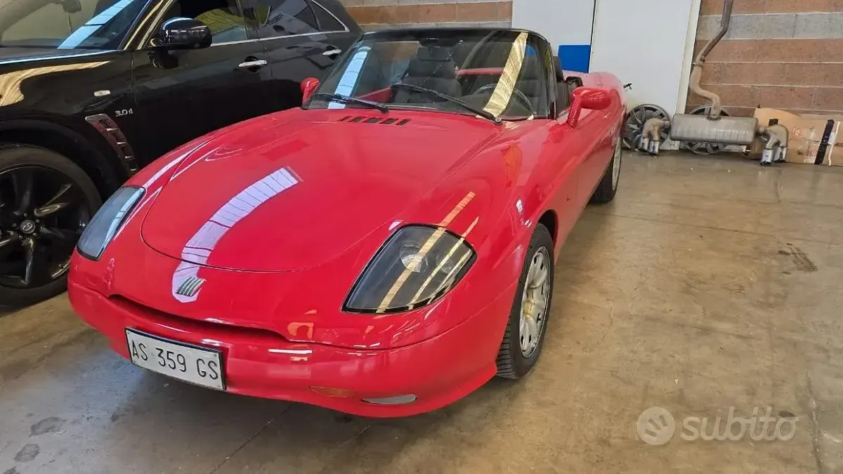 Usata Fiat Barchetta 131 CV (96 kW) 1997 Rosso Cabrio
