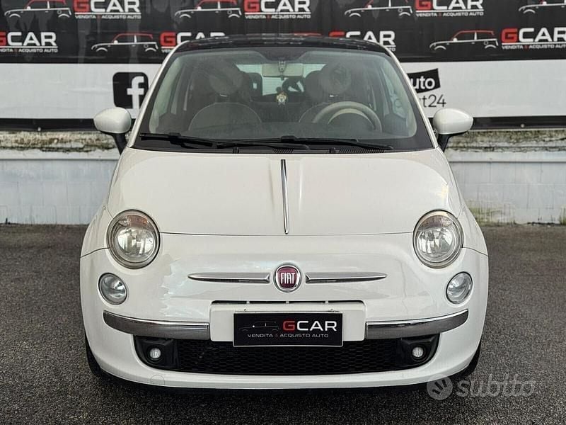 Usata Fiat 500 Lounge 75 CV (55 kW) 2007 Bianco Berlina