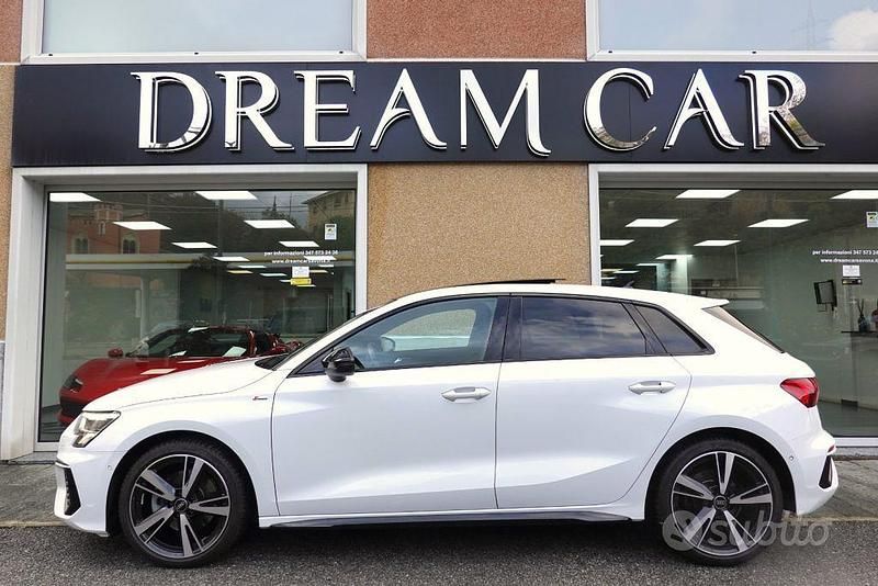 Usata Audi A3 S-Line 200 CV (147 kW) 2022 Bianco Berlina