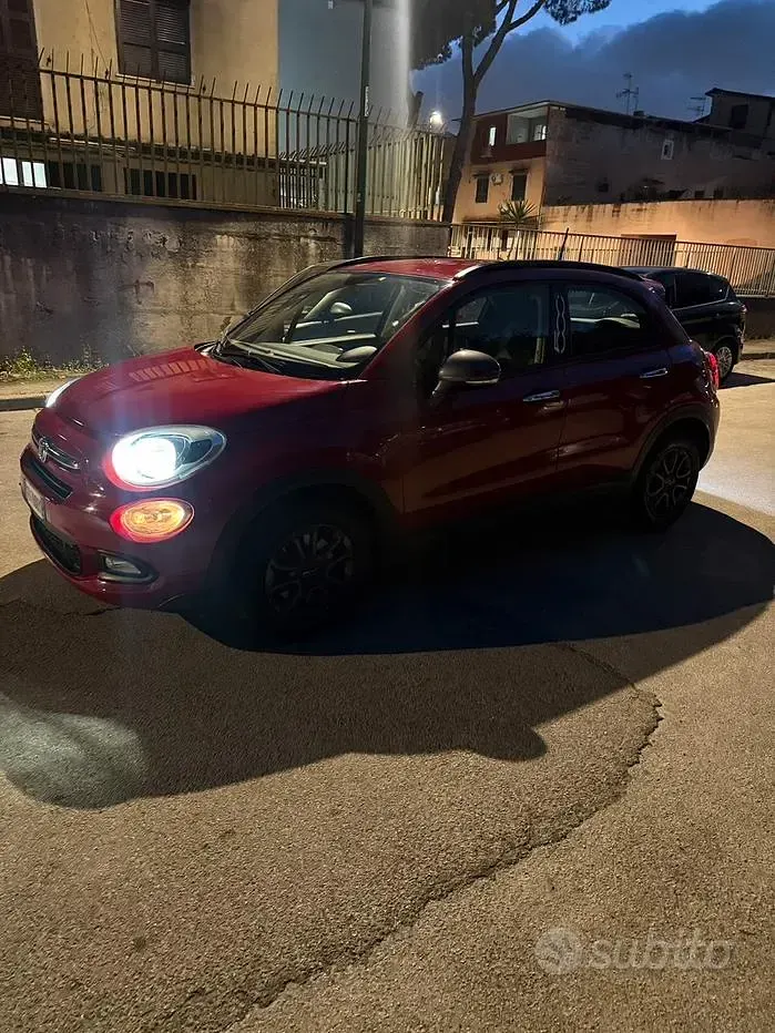 Usata Fiat 500X 95 CV (69 kW) 2016 Rosso SUV