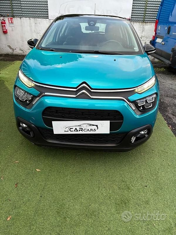 Usata Citroën C3 Shine 102 CV (75 kW) 2021 Verde Utilitaria
