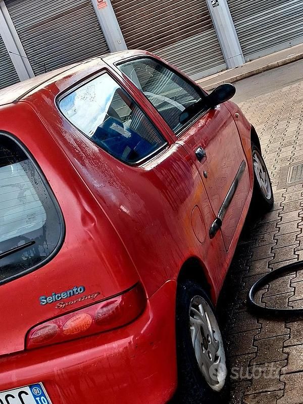 Usata Fiat 600 Abarth 2001 Rosso Utilitaria