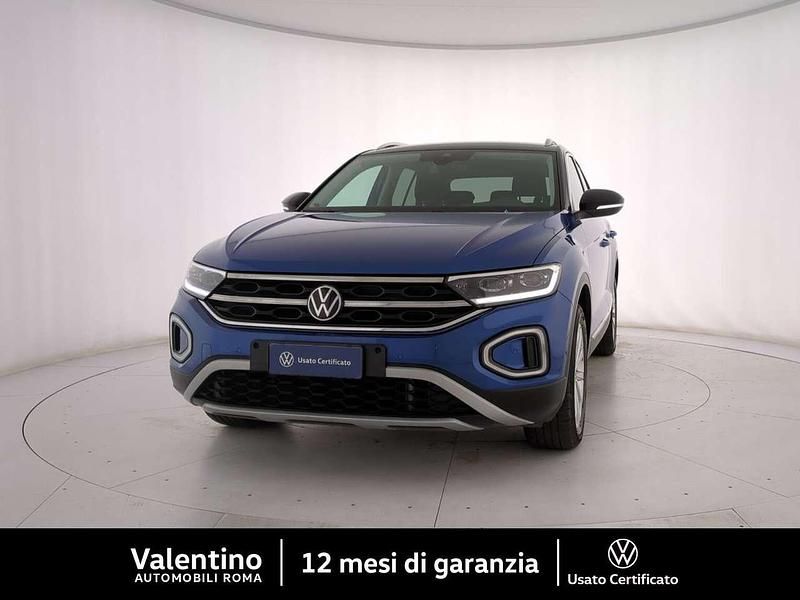 Usata VW T-Roc Style 110 CV (80 kW) 2022 Blu/azzurro SUV