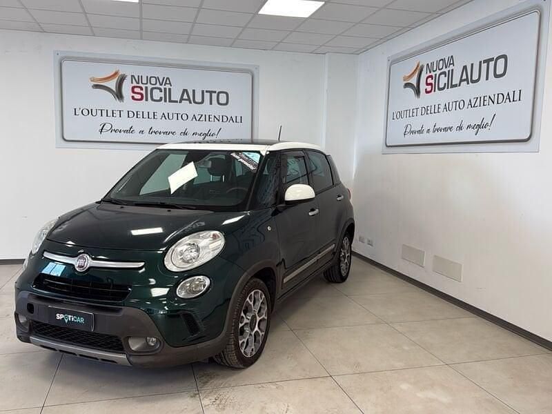 Usata Fiat 500L Trekking 105 CV (77 kW) 2014 Verde Monovolume