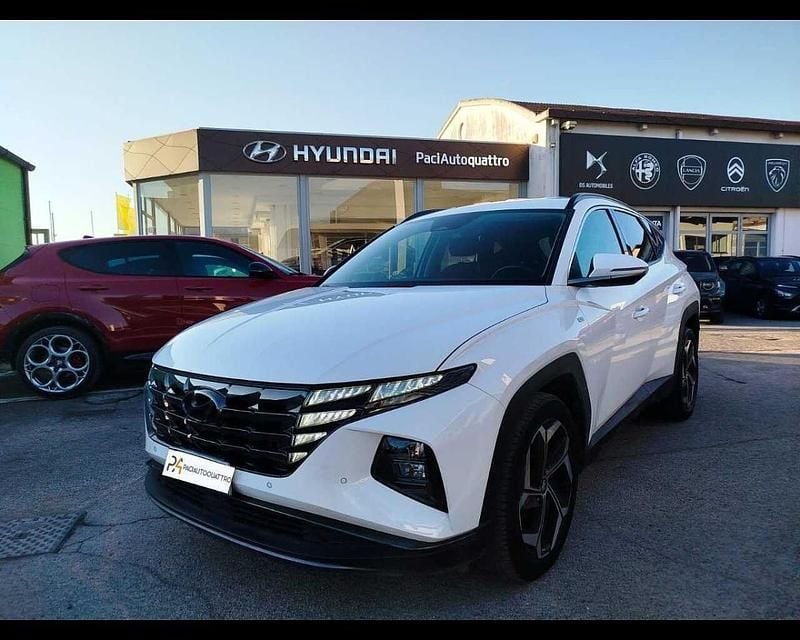 Bianco Usata 2021 Hyundai Tucson Advanced SUV | 21.700 € (Ottimo prezzo) - Immagine 1/4