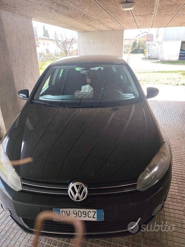 Usata VW Golf VI 110 CV (80 kW) 2010 Nero Utilitaria