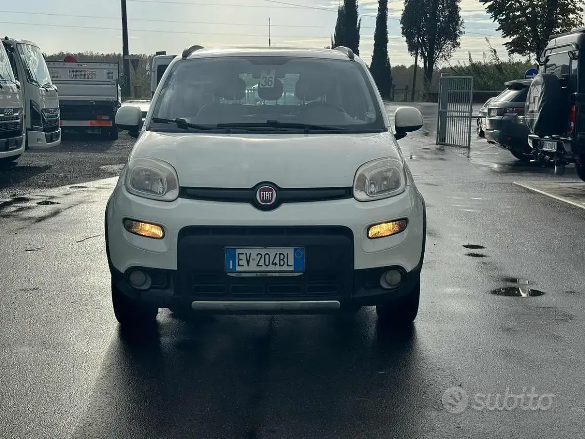 Usata Fiat Panda 4x4 S 84 CV (61 kW) 2013 Bianco Utilitaria