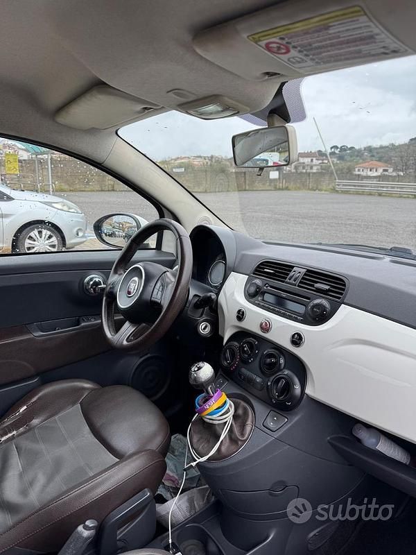 Usata Fiat 500 Sport 95 CV (69 kW) 2011 Bianco Berlina