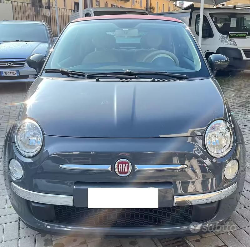 Usata Fiat 500C Lounge 69 CV (50 kW) 2014 Grigio Cabrio