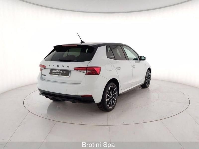 Nuova Skoda Fabia Monte Carlo 80 CV (58 kW) 2025 Bianco metallizzato Berlina