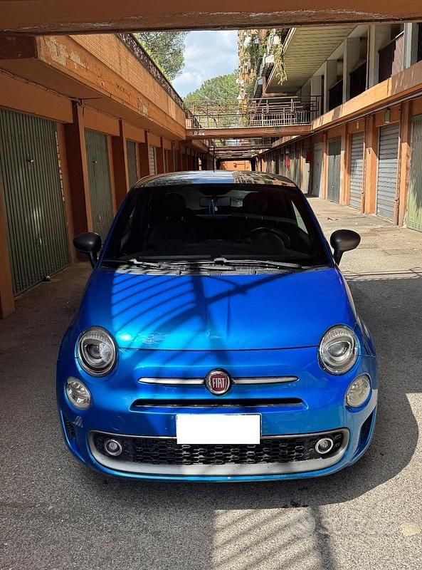 Usata Fiat 500S 95 CV (69 kW) 2016 Blu Utilitaria