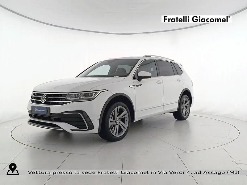 Bianco Usata 2022 VW Tiguan Allspace R-line SUV | 32.900 € (Ottimo prezzo) - Immagine 1/4