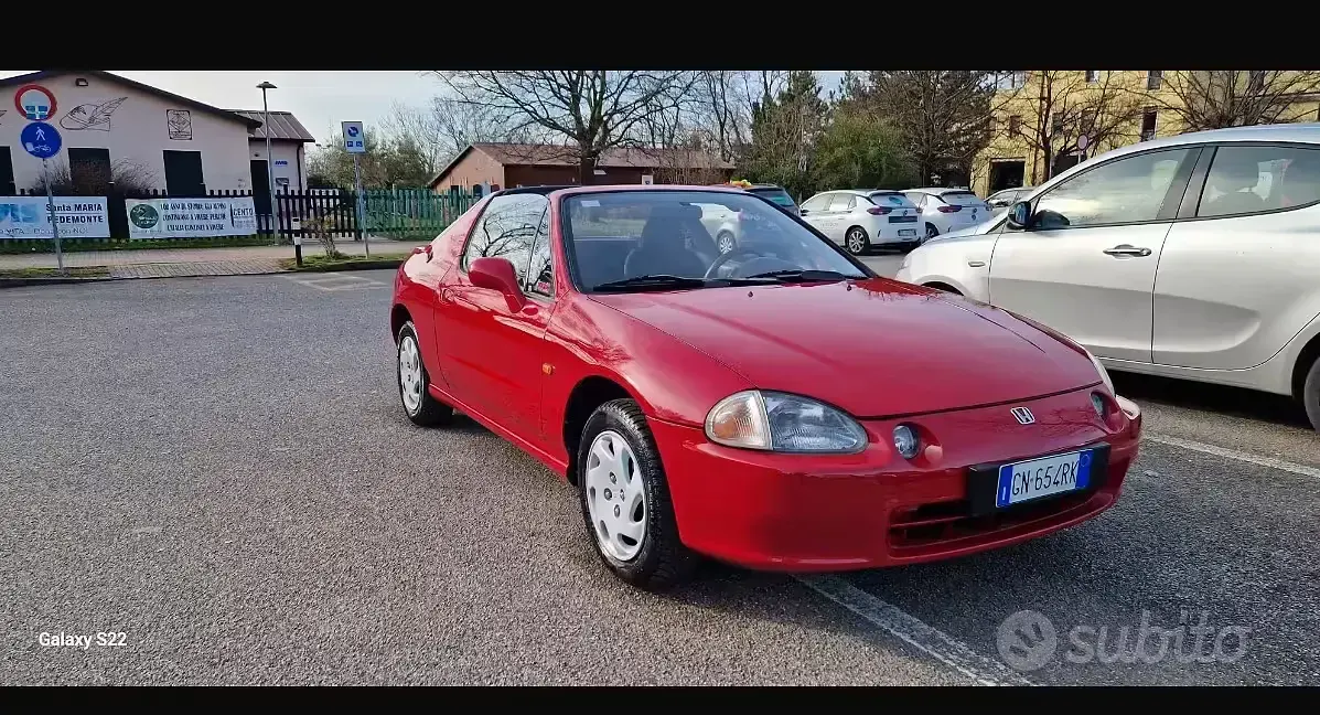 Usata Honda CR-X 125 CV (91 kW) 1993 Rosso Cabrio