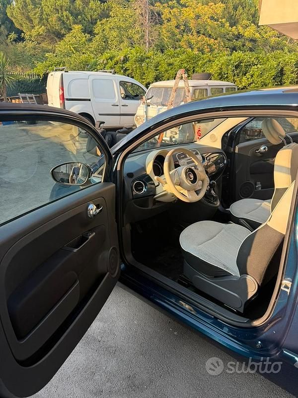 Usata Fiat 500 95 CV (69 kW) 2016 Blu Utilitaria
