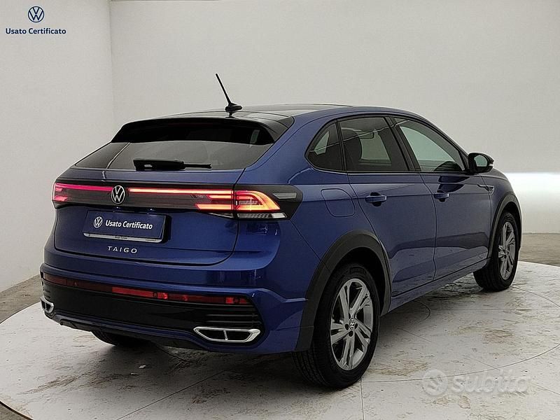 Usata VW Taigo R-line 110 CV (80 kW) 2023 Blu SUV