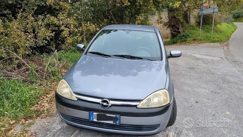 Usata Opel Corsa 75 CV (55 kW) 2003 Grigio Utilitaria