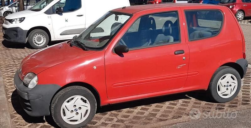 Usata Fiat Seicento 54 CV (39 kW) 2004 Rosso Utilitaria
