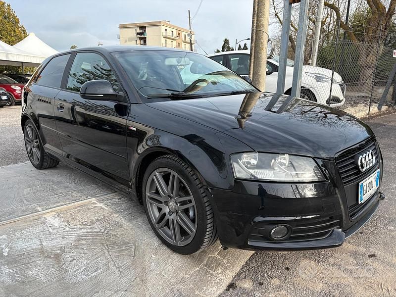 Usata Audi A3 S-Line 105 CV (77 kW) 2010 Nero Utilitaria